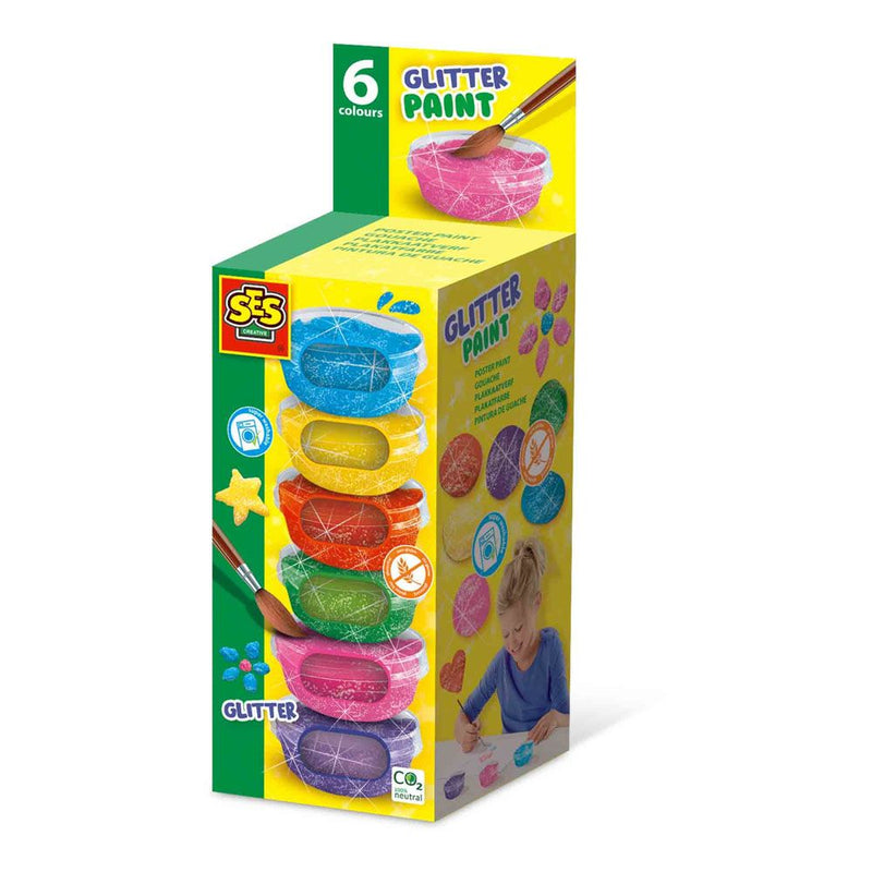 SES CREATIVE Glitter Poster Paint, 3 Years and Above