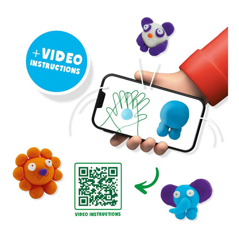 SES CREATIVE Fundo Dough Wild Animals, 3 Years and Above