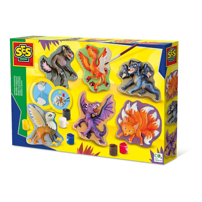 SES CREATIVE Mythical Creatures Casting and Painting, 5 Years and Above