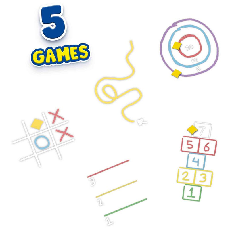 SES CREATIVE Chalk Games 5-in-1, 3 Years and Above