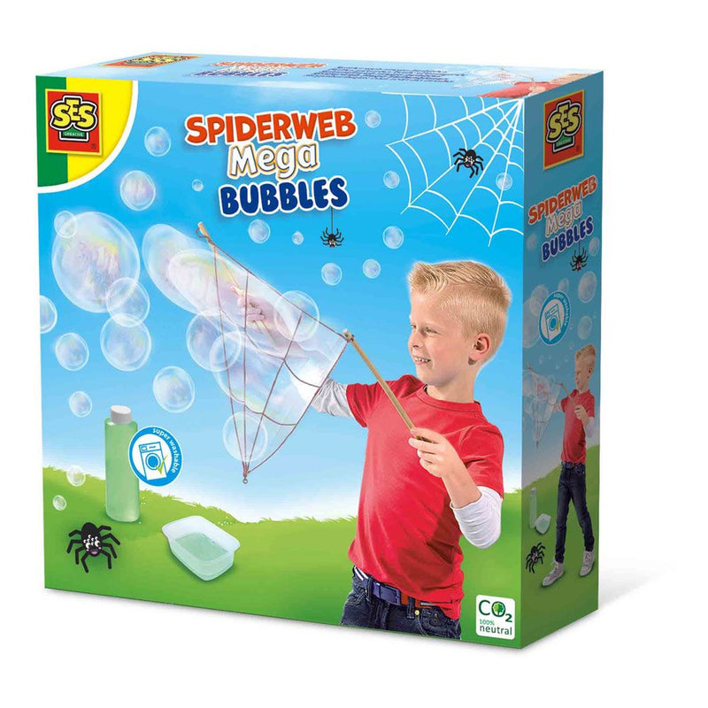 SES CREATIVE Spiderweb Mega Bubbles, 5 Years and Above