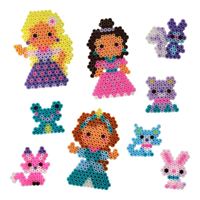 SES CREATIVE Beedz  Princesses and Animal Friends Iron-on Beads, 5 Years and Above