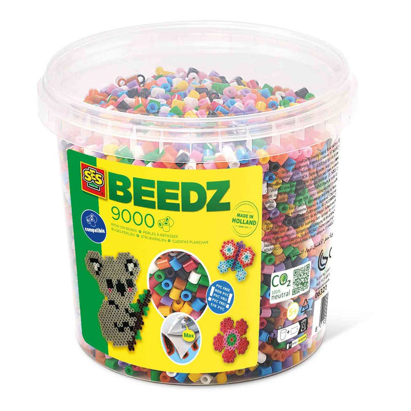SES CREATIVE 9000 Mix Iron-on Beads, 5 Years and Above