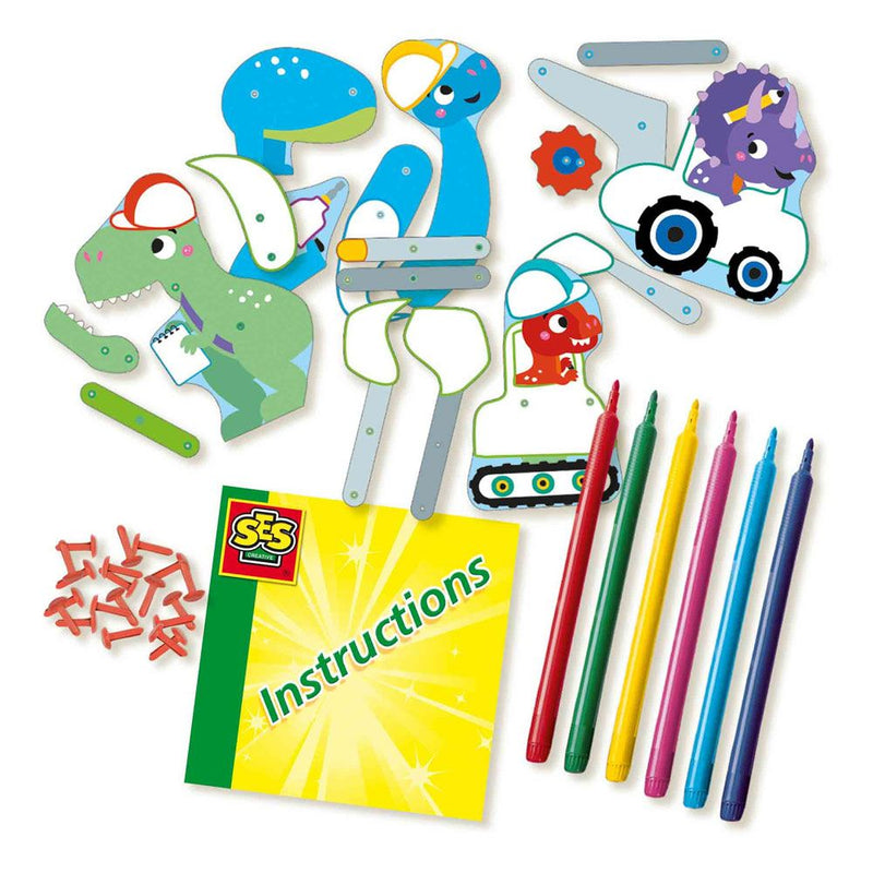 SES CREATIVE Young Engineers Dinos, 3 to 6 Years