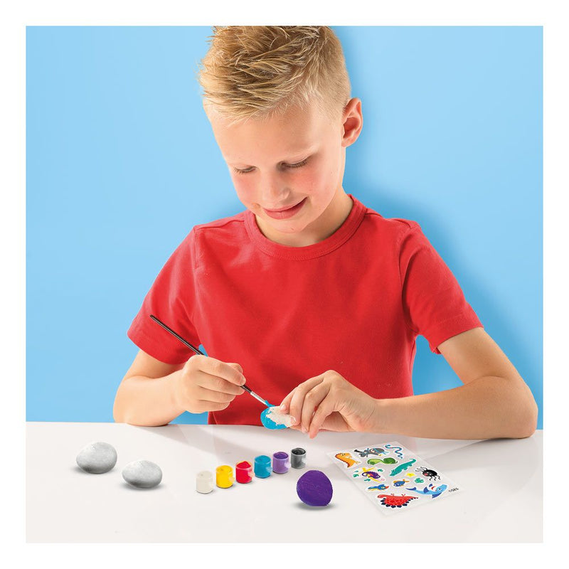 SES CREATIVE Rub-On Rock Painting, 5 Years and Above