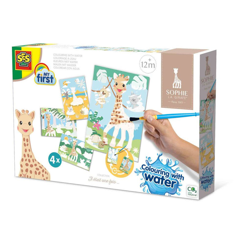 SES CREATIVE My First Sophie la Girafe Colouring with Water, 1 to 4 Years