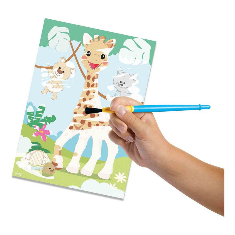 SES CREATIVE My First Sophie la Girafe Colouring with Water, 1 to 4 Years