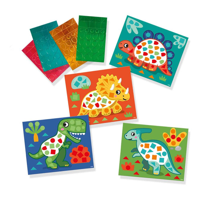 SES CREATIVE I Learn to Make Dino Mosaics, 3 to 6 Years