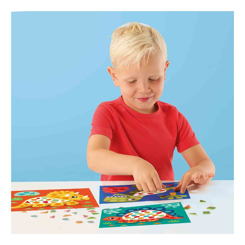 SES CREATIVE I Learn to Make Dino Mosaics, 3 to 6 Years