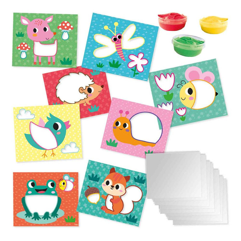SES CREATIVE Eco Fingerpaint Cards, 2 to 6 Years