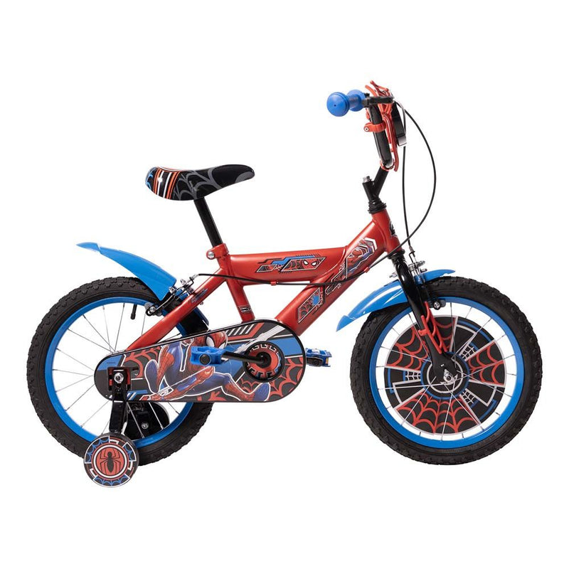 HUFFY Marvel Comics Spider-Man 16-inch Children's Bike, Red/Blue