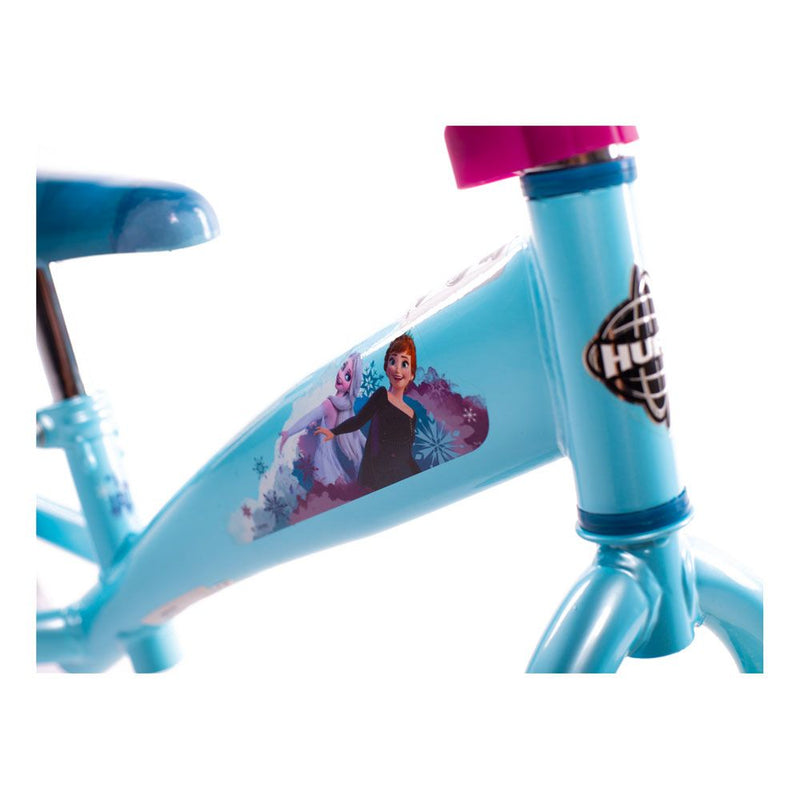 HUFFY Disney Frozen 12-inch Children's Balance Bike, Blue/Purple