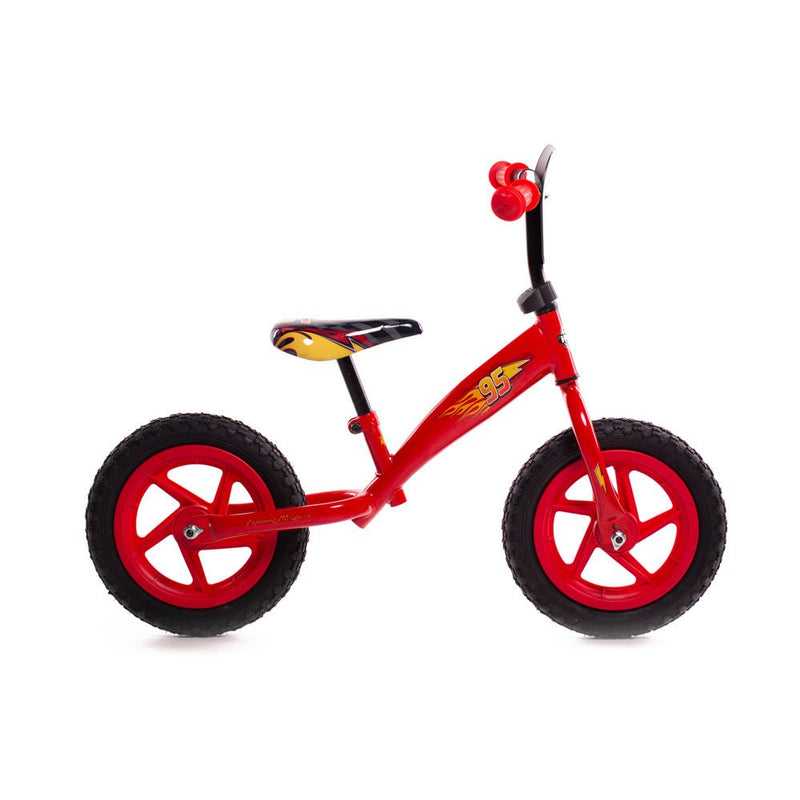 HUFFY Disney Cars 12-inch Children's Balance Bike, Red/Black
