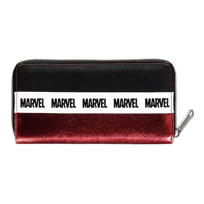 MARVEL COMICS Captain America Shield Logo Zip Around Wallet