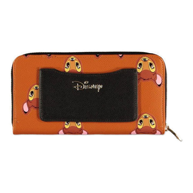 DISNEY Bambi Face All-over Print Zip Around Wallet