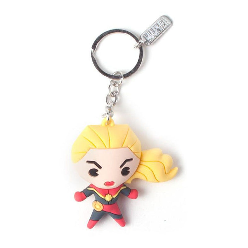MARVEL COMICS Captain Marvel Kawaii 3D Keychain