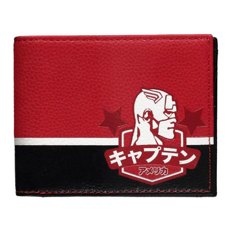 MARVEL COMICS Captain America Japanese-Style Bi-fold Wallet