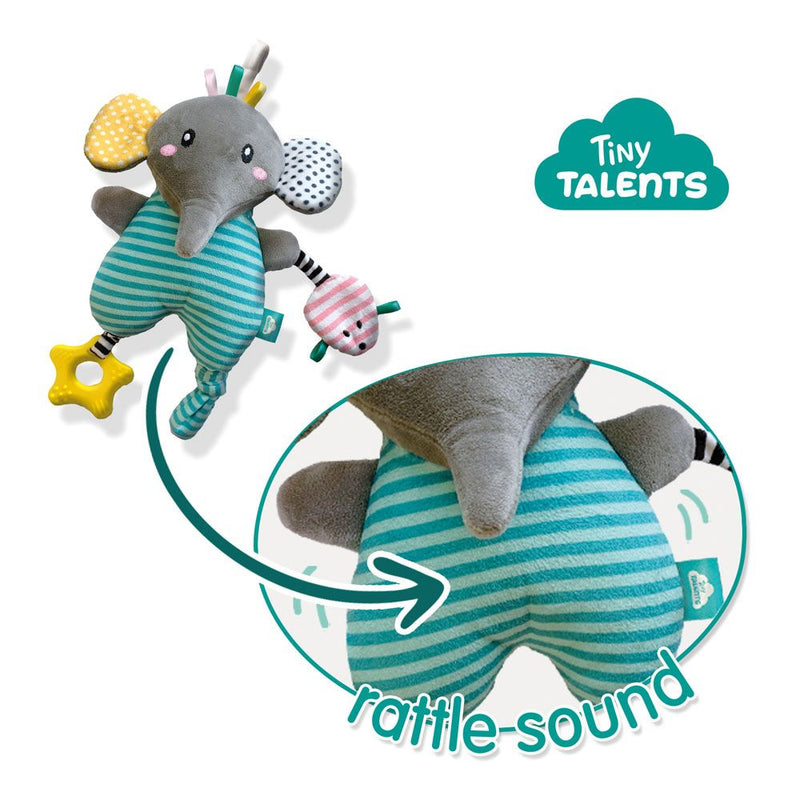 SES CREATIVE Tiny Talents Olly Activity Plush Elephant