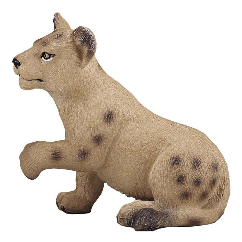 MOJO Wildlife & Woodland Lion Cub Playing Toy Figure, Brown