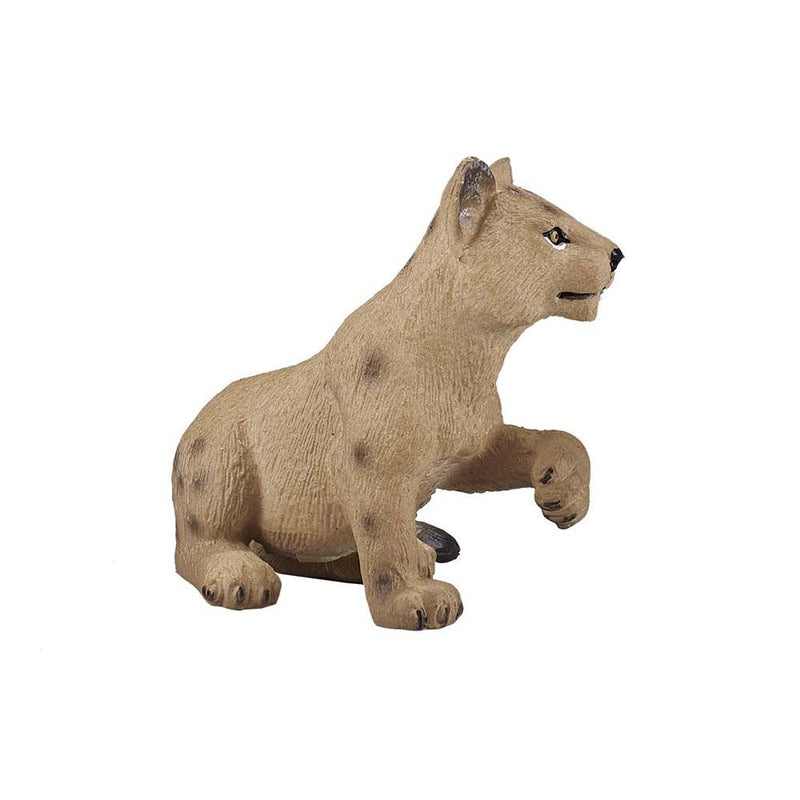 MOJO Wildlife & Woodland Lion Cub Playing Toy Figure, Brown