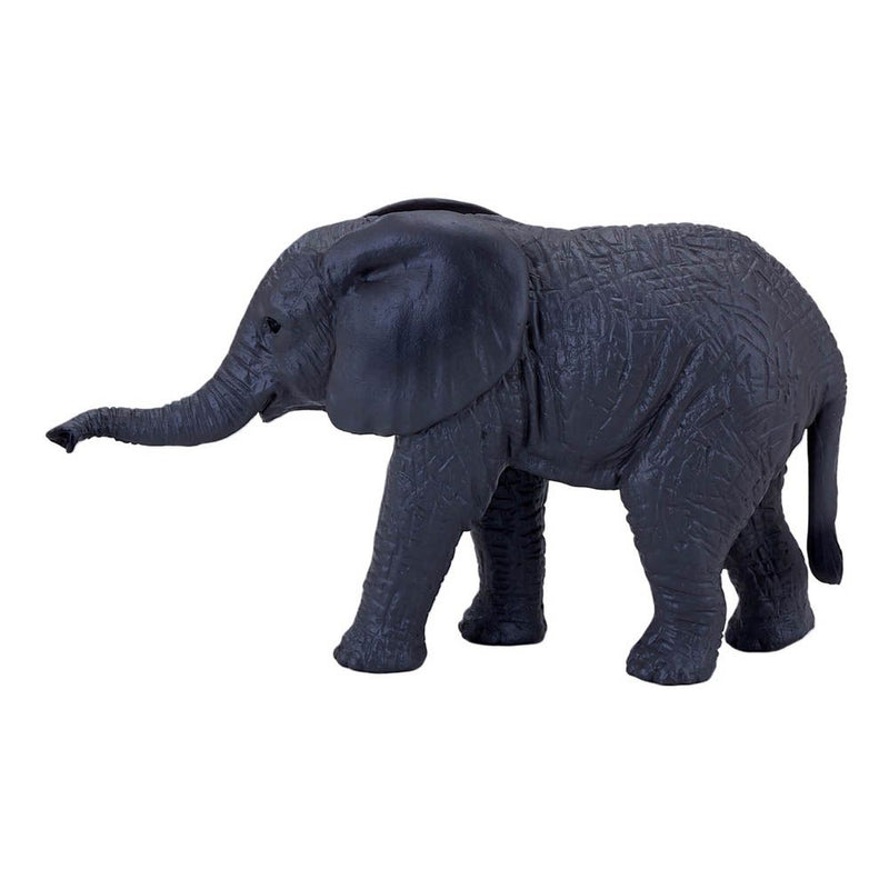 MOJO Wildlife & Woodland African Elephant Calf Toy Figure, Grey