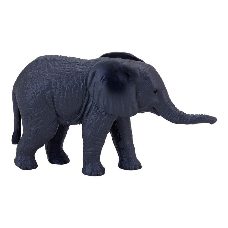 MOJO Wildlife & Woodland African Elephant Calf Toy Figure, Grey