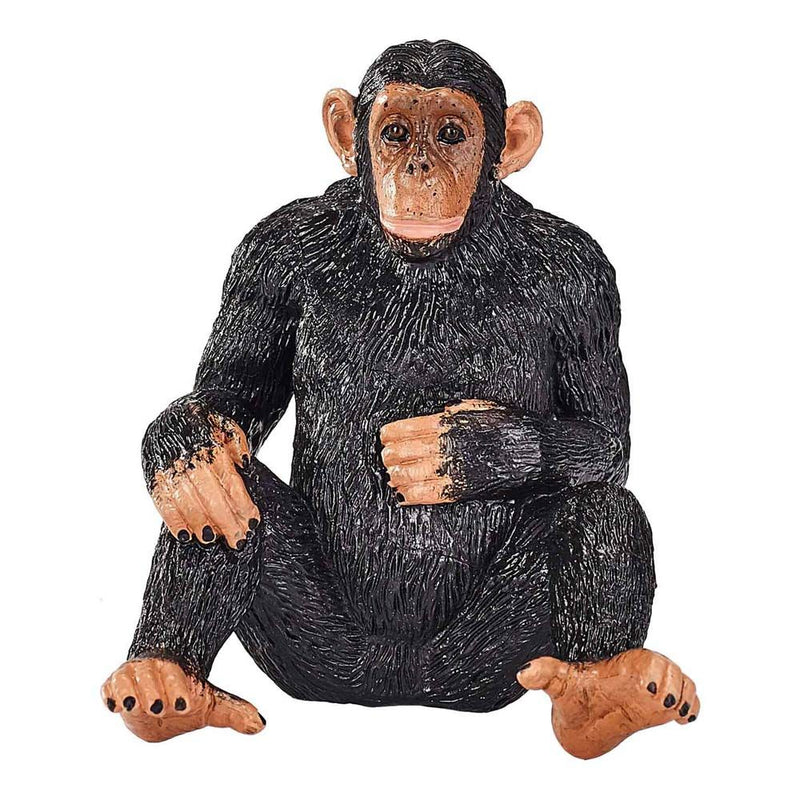 MOJO Wildlife & Woodland Chimpanzee Toy Figure, Black