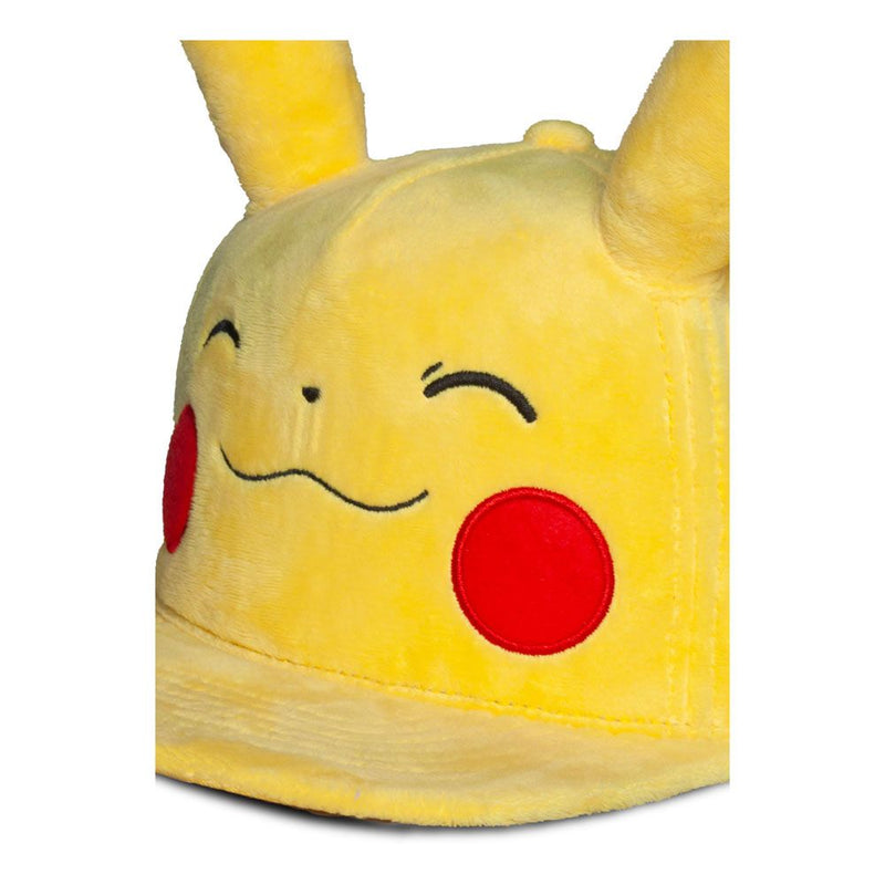 POKEMON Smiling Pikachu Novelty Adjustable Cap