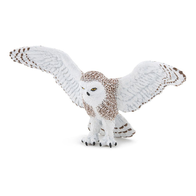 PAPO Wild Animal Kingdom Flying Snowy Owl Toy Figure