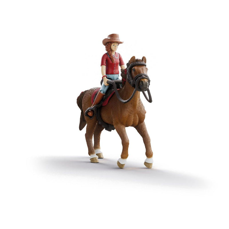 SCHLEICH Horse Club Hannah & Cayenne Toy Figure Set