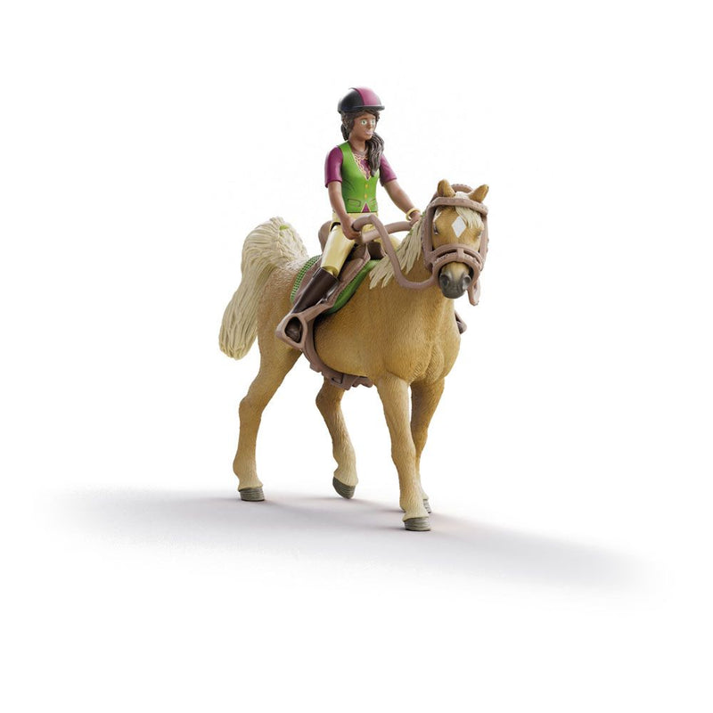 SCHLEICH Horse Club Sarah & Mystery Toy Figure Set