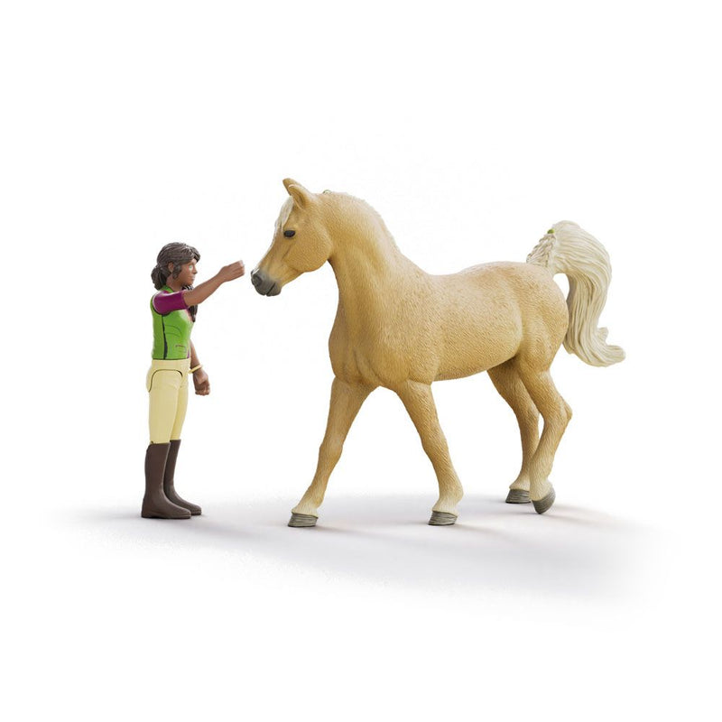 SCHLEICH Horse Club Sarah & Mystery Toy Figure Set