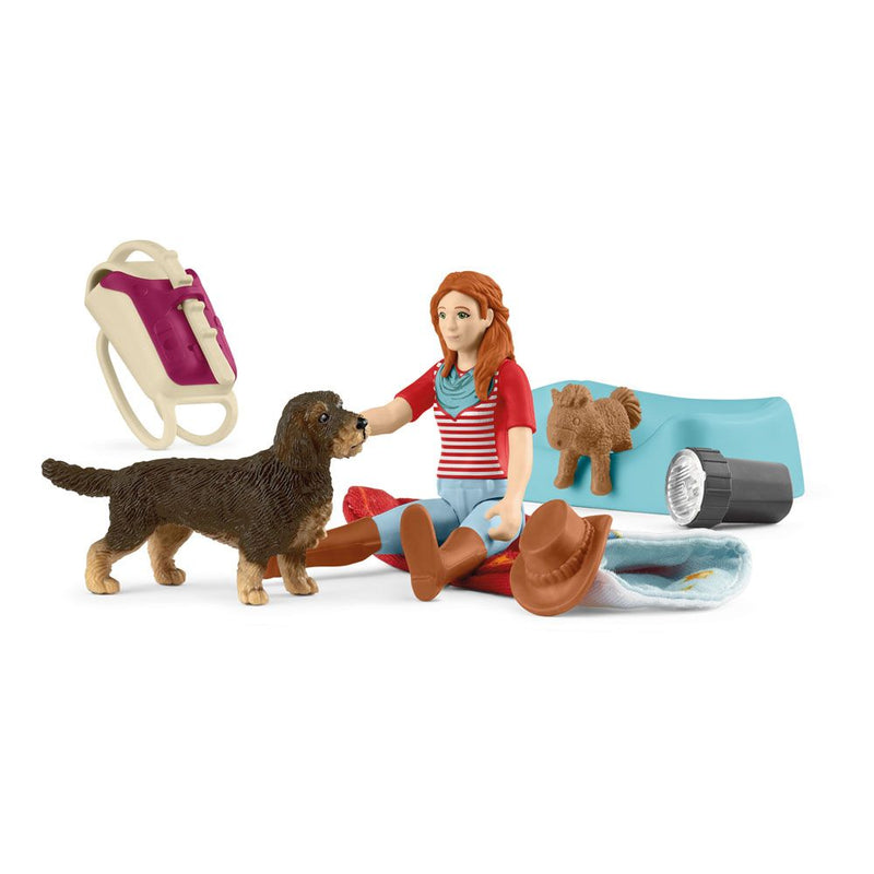 SCHLEICH Horse Club Sleepover with Hannah Toy Playset