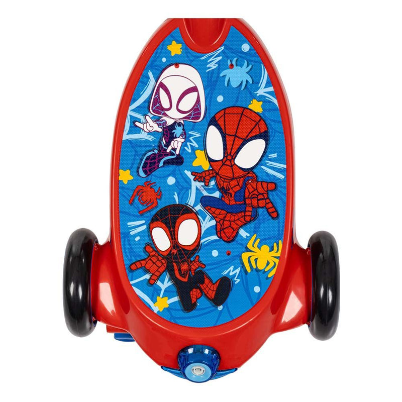 HUFFY Marvel Comics Spidey AHAF Converting Bubble Electric Children's Scooter, Red