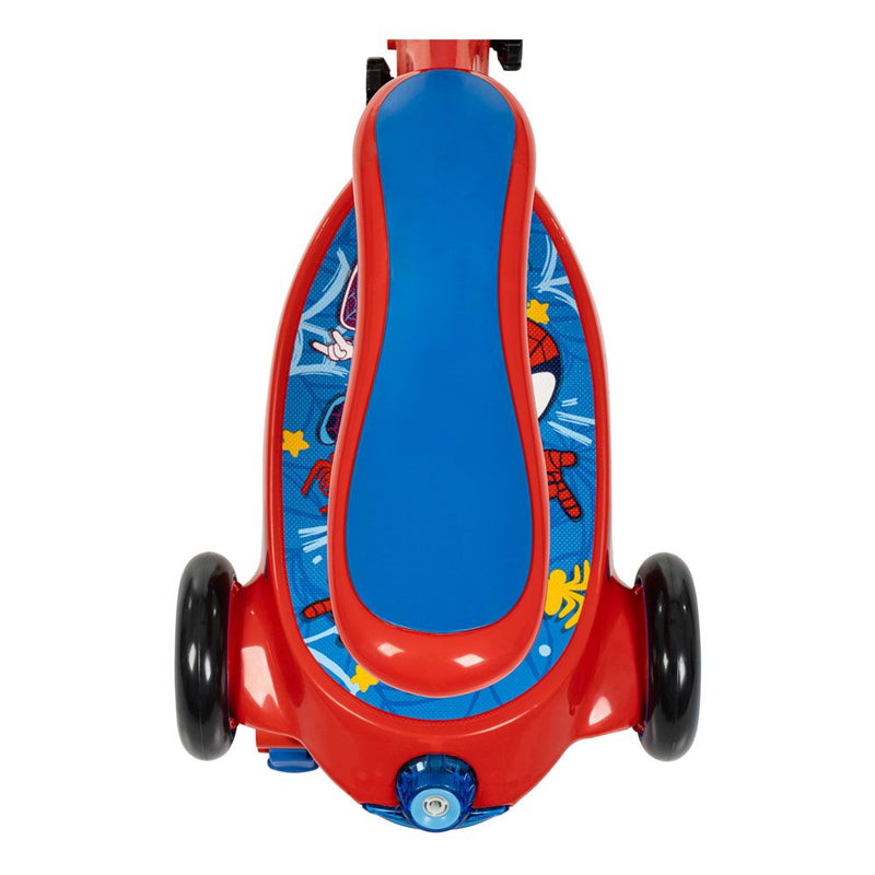 HUFFY Marvel Comics Spidey AHAF Converting Bubble Electric Children's Scooter, Red