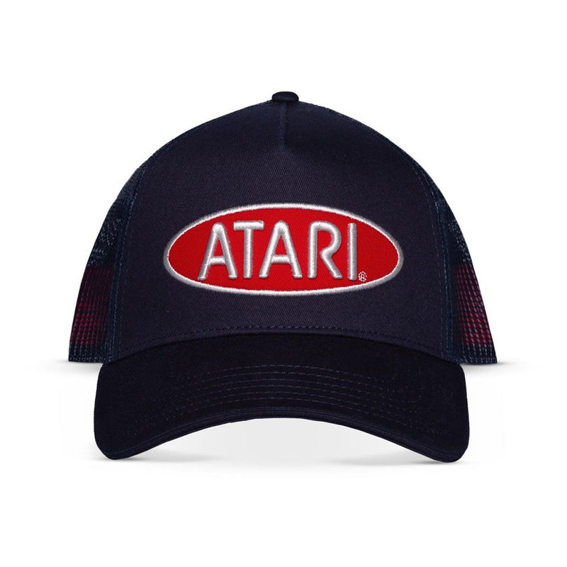 ATARI Varsity Logo Patch Seven-Panel Trucker Cap