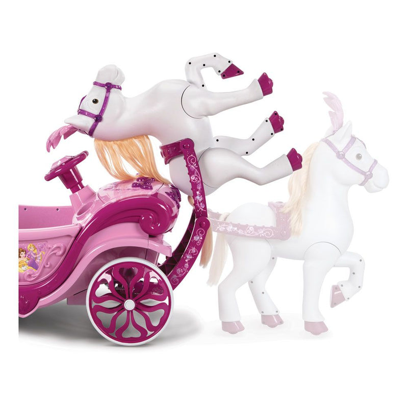 HUFFY Disney Princess Royal Horse and Carriage 6v Battery-Powered Electric Children's Ride-on