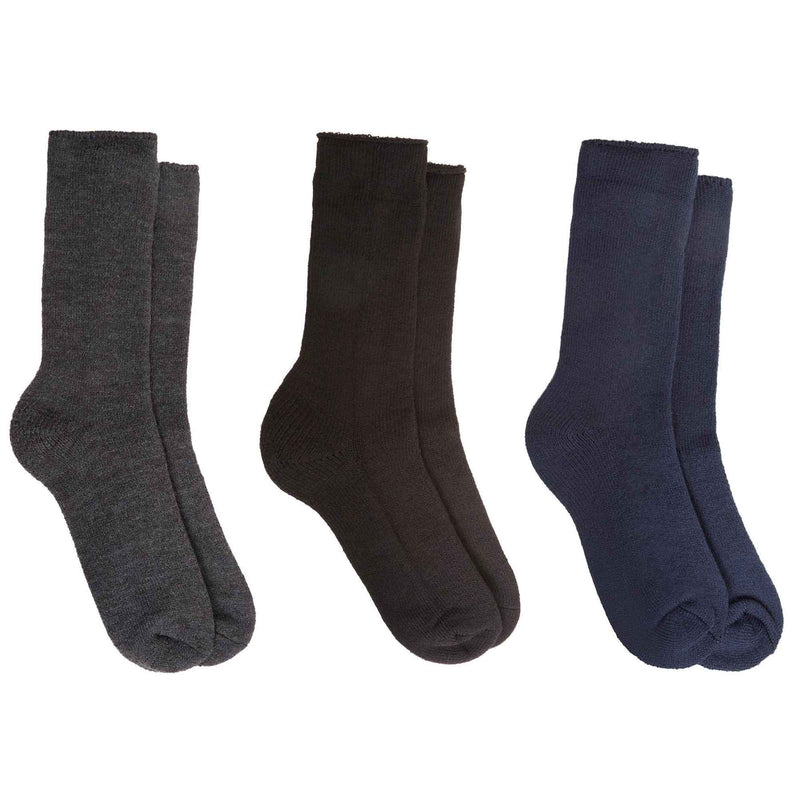 Pack of 3 Mens Heavy Duty Thermal Boot Socks Extra Warm Insulated for Hiking and Cold Weather UK Sizes 6-11 Heat 2.3 Tog Rating by Heatwave Thermalwear