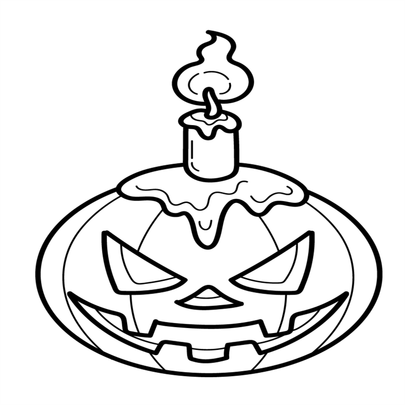 Halloween Colouring Book