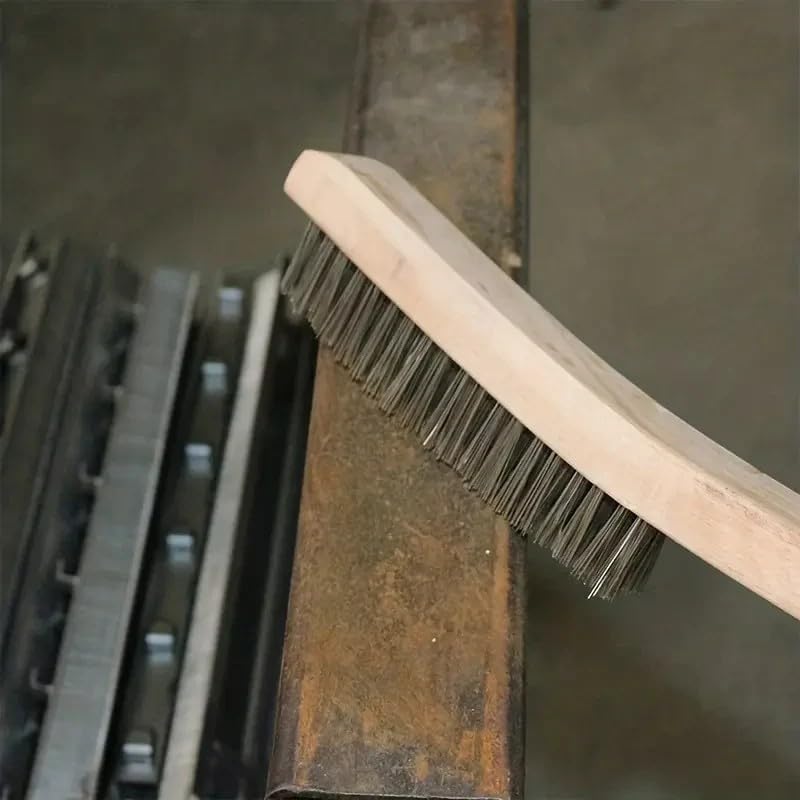 Heavy Duty Brass Wire Brush for Rust & Paint Removal