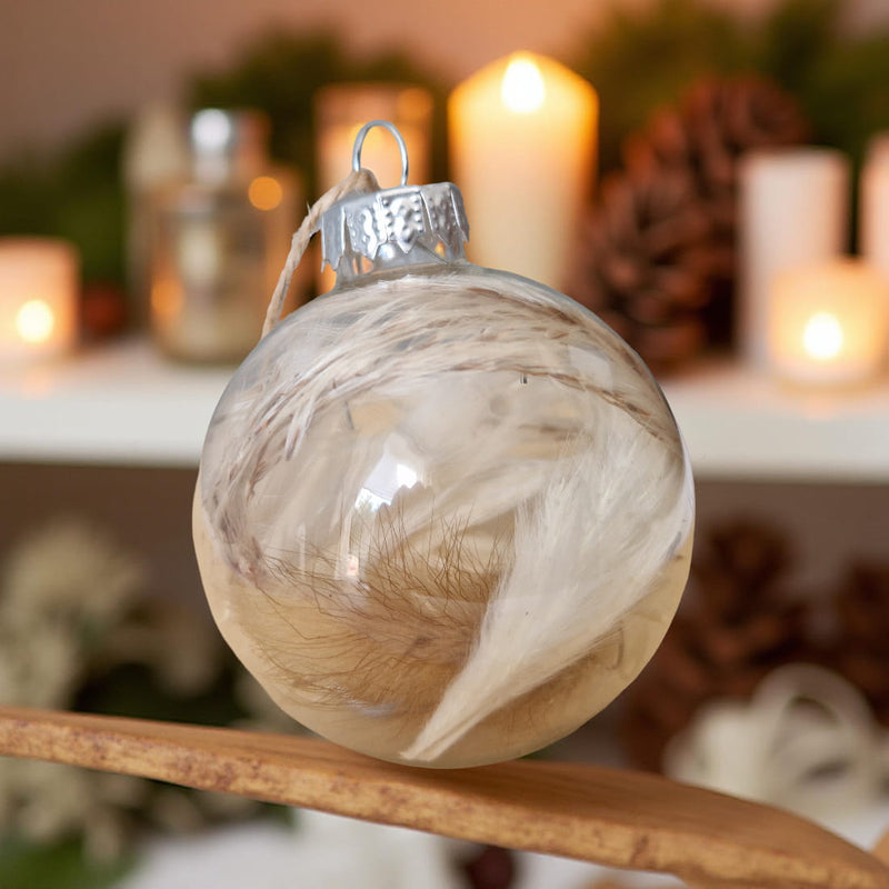 Dried Flower Bauble | Pampas or Rose Petal