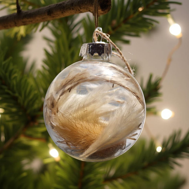 Dried Flower Bauble | Pampas or Rose Petal