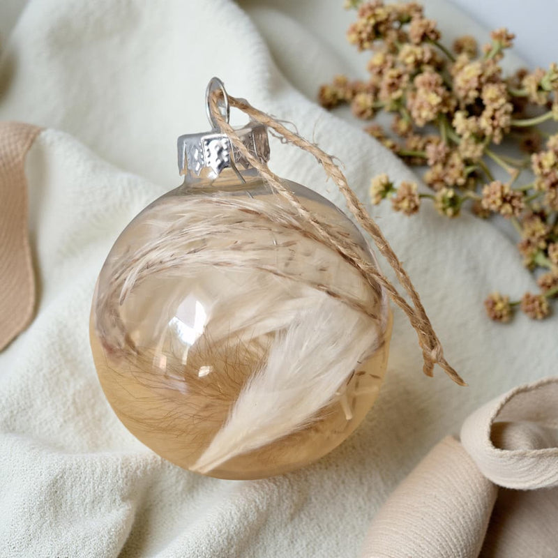 Dried Flower Bauble | Pampas or Rose Petal