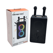 Panther Force Speaker with 2 wireless MIC & RGB LIGHT - PF305 - InStock