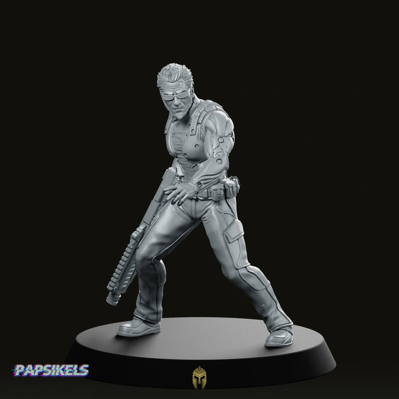 Papz Industries Cybernetic Chief Security 2 Miniature Sci-Fi