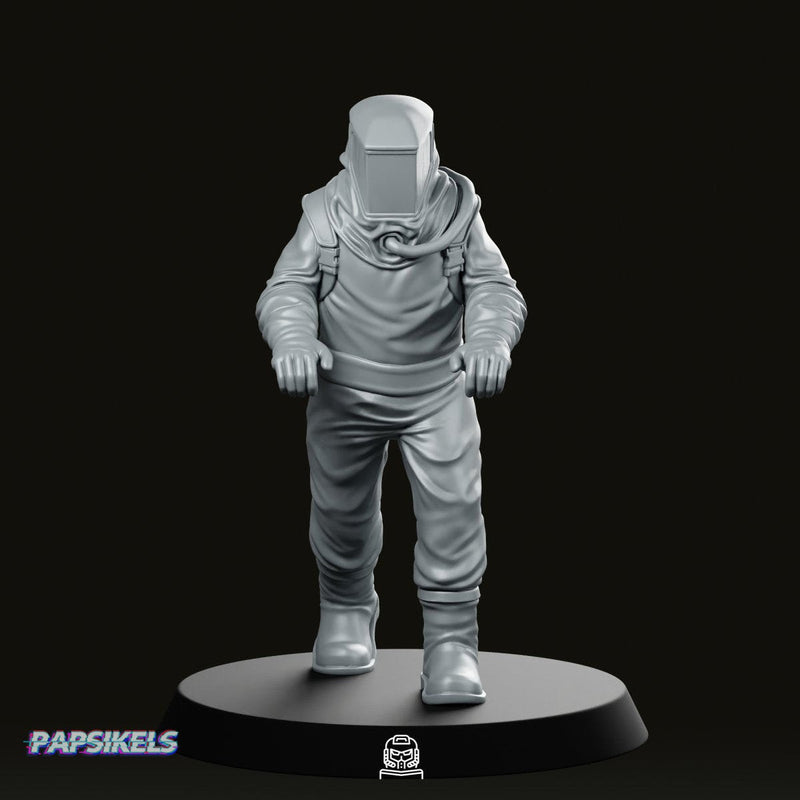 Papz Industries Hazmat Scientist 5 Miniature Cyberpunk
