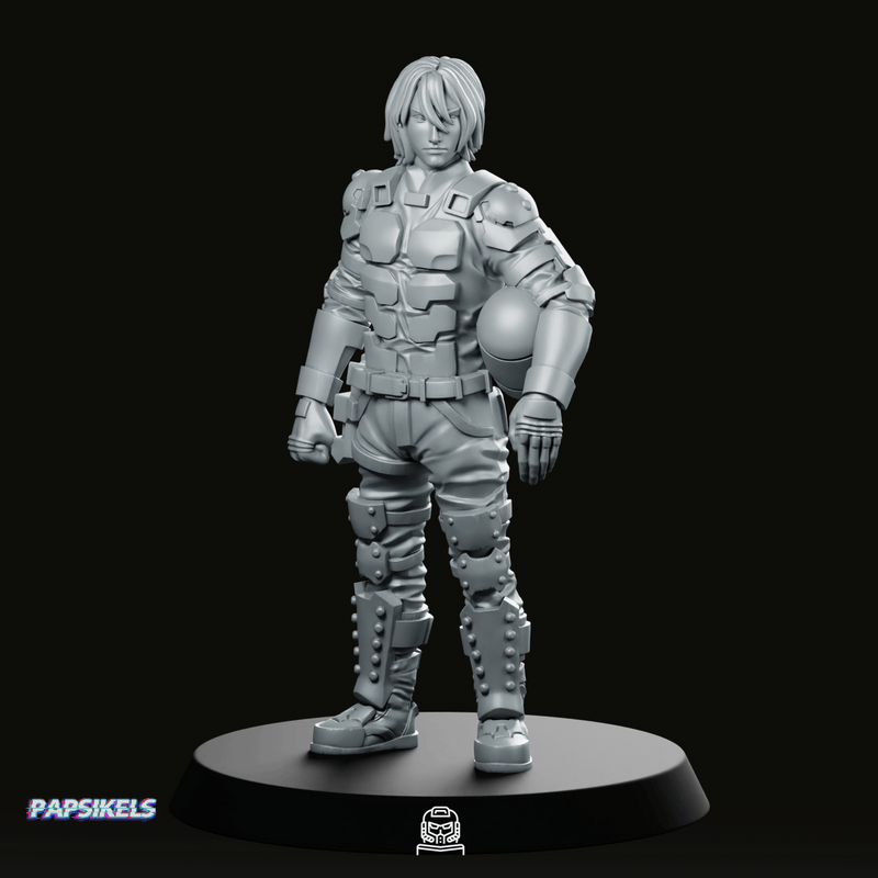 PAPZ Industries Synthetic Human 1 Miniature Armoured Sci-Fi