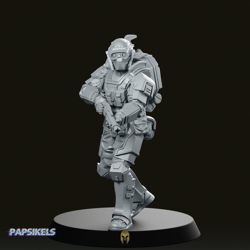 Papz Industries Wy Pmcs Operator 11 Miniature Cyberpunk