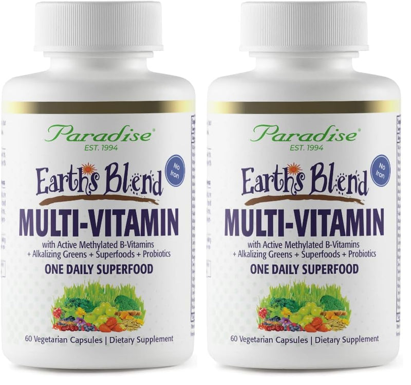 Paradise Herbs Earth's Blend Multivitamin for Men – Pack of 2