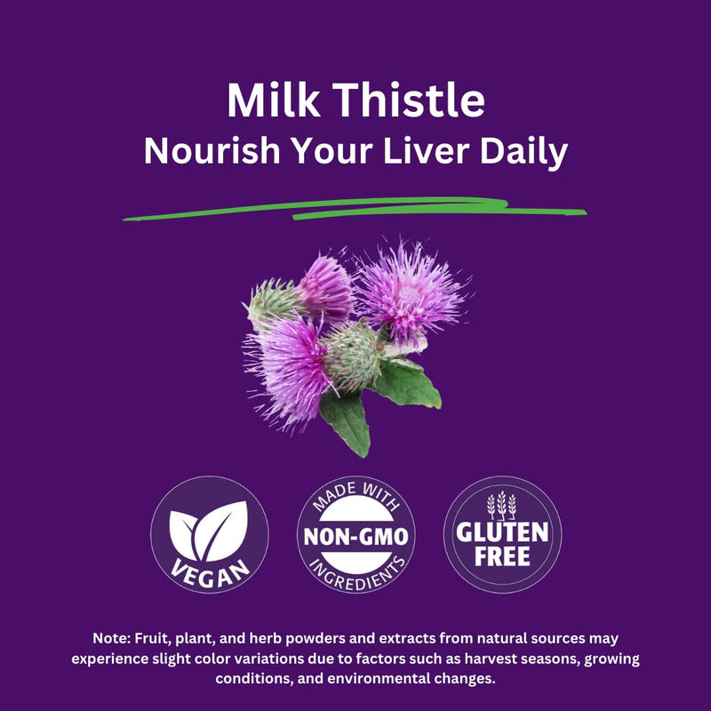Paradise Herbs Milk Thistle – Active Whole Spectrum Extract, 120 Veg Capsules (Pack of 2)